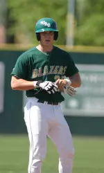 Nathan McCorkle hit two home runs in UAB's 10-5 win on Sunday at Young Memorial Field.