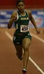 Sophomore Oriana Carter took first place in the 100-meter dash and was part of the 4x100-meter relay team that finished second for the Blazers.
