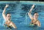 Stephanie and Stacey Jackson competed in the duet and trio finals at the Collegiate Championships.
