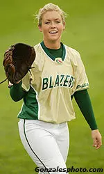 Chelsea McCall leads the Blazers with a .291 batting average this season