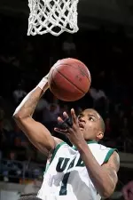 Senior Donell Taylor was named team MVP by head coach Mike Anderson Tuesday night. Photo by Ashley Fleming.