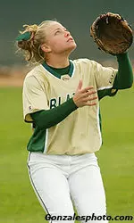 Sara Christophel hit a game-winning three-run home run in the first game on Wednesday