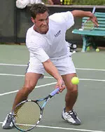 UAB senior Sebastian Falk dropped a tough three-setter in his first action of 2005-06 season.