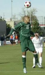 Hermann Trophy candidate Leandro de Oliveira and the UAB Blazers open the 2005 season at Rhode Island. Photo by Dave Klotz.