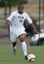 Maurice Hughes scored his third goal of the season in Friday's match. Photo by Ashley Fleming.