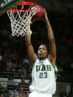 Senior Demario Eddins and the Blazers host VCU at 7:30 p.m. Monday night. Photo by Ashley Fleming.