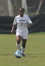 Freshman Danielle Blair scored the first goal of her UAB career against Rice.