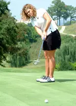 Senior Martha Hudson finished the ECU tournament with a three-round score of 243.