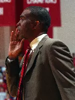 Mike Davis and the Blazers will take on Radford Saturday at the John Thompson Foundation Challenge. (File Photo)