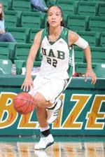 Carmen Guzman leads the Blazers with 15.4 points per contest