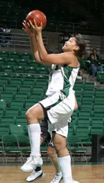 Sophomore Diamond Rogers hit three free throws to tie the game with five seconds left