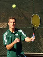Andre Maier and his partner, Sebastian Falk, won their No. 2 doubles match