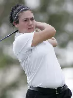 Senior Janey Deimling is tied for ninth after two rounds. Photo by J.C. Ridley