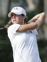 Freshman Krista Tressler trimmed 11 shots off her second round score on Tuesday. Photo by J.C. Ridley.