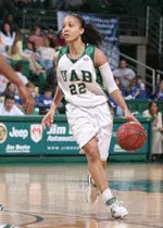 Carmen Guzman was named the UAB MVP for the second-consecutive season