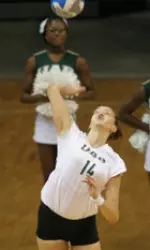 Ivana Bozic averaged 6.5 kills per game on Saturday.