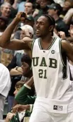 Sophomore Lawrence Kinnard led UAB with 14 points on the night.
