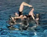 The Blazers used a victory in the team event to propel them to victory.