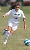 Sophomore Danya Barsalona scored her sixth goal of the year in UAB's 3-1 win over SMU.