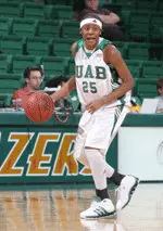 Junior Britney Jones scored 14 points in UAB's loss at Auburn.