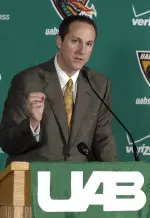 Brian Mackin was named UAB's Athletics Director in a press conference on Wednesday morning.