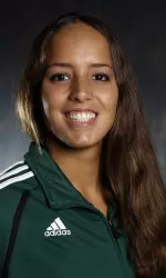 Maria Cecilia Garcia finished second in the solo competition on Saturday.