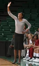 Head coach Audra Smith and the Blazers take on Auburn in the second round of the WNIT on Sunday.