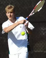 Freshman Tim Bauer enters Friday's match having won his last four snigles matches.