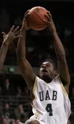 Paul Delaney III (above) earned first-team all-conference honors, while Wen Mukubu was tabbed to the third team.