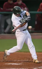 Ryne Lovdahl had three hits against the Tigers in game two of the series.