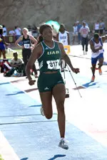 Senior Erin Harris earned a pair of top ten finishes at the Auburn Invitational.