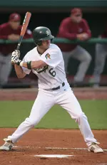 Levi Patmon had two doubles against the Owls on Monday.