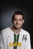 Junior Frank Brown scored the lone goal for UAB in the 3-1 loss to Hartwick on Friday.