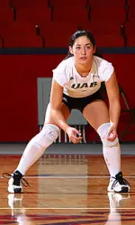 Brianna Galvin needs 24 digs this weekend to move up to fourth all-time at UAB in career digs.