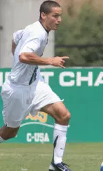 Junior midfielder Derek Rios led UAB against Jacksonville with three shots on the afternoon, two of which were on goal.
