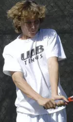 Alex Emery won in both singles and doubles on Friday.