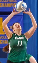 Nevena Stefanov had 41 assists and five blocks on Sunday.