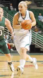 Sophomore Amanda Scott scored a career-high 12 points in UAB's overtime win over East Carolina.