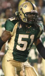Linebacker Joe Henderson leads the Blazers' defense with 48 tackles.