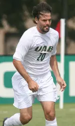 Senior Shane Elsner led UAB with two shots against SMU.