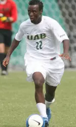 Junior midfielder Two-Boys Gumede has eight points on three goals and two assists this season.