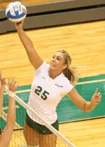 Savannah Pegg tallied 11 kills against Cincinnati.