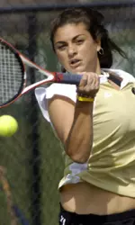 Seden Soyalp dropped just one game in her No. 5 singles victory.