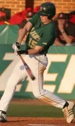Luke Stewart leads Conference USA with nine walks this season.