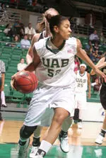 Senior Christon Ingram led UAB with seven rebounds against Marshall.