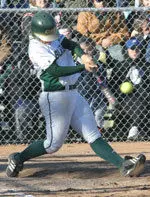 Holly Krzan knocked in the Blazers' run in the second inning.