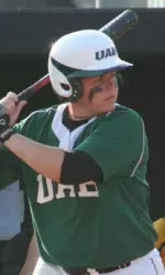 Amanda Allen broke school records for most hit by pitches in a game and single season Saturday.