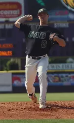 Mitch Kloskowski threw a complete game to earn his third victory of the season Wednesday night.
