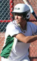 Stevie Bennett collected two hits on the night for UAB.