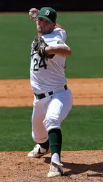 Brandon Flaherty earned his first win of the season against Samford Wednesday night.